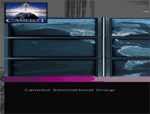 Tablet Screenshot of international.camelotent.com